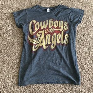 Cowboys and angels T-shirt…signed by DL*** New**